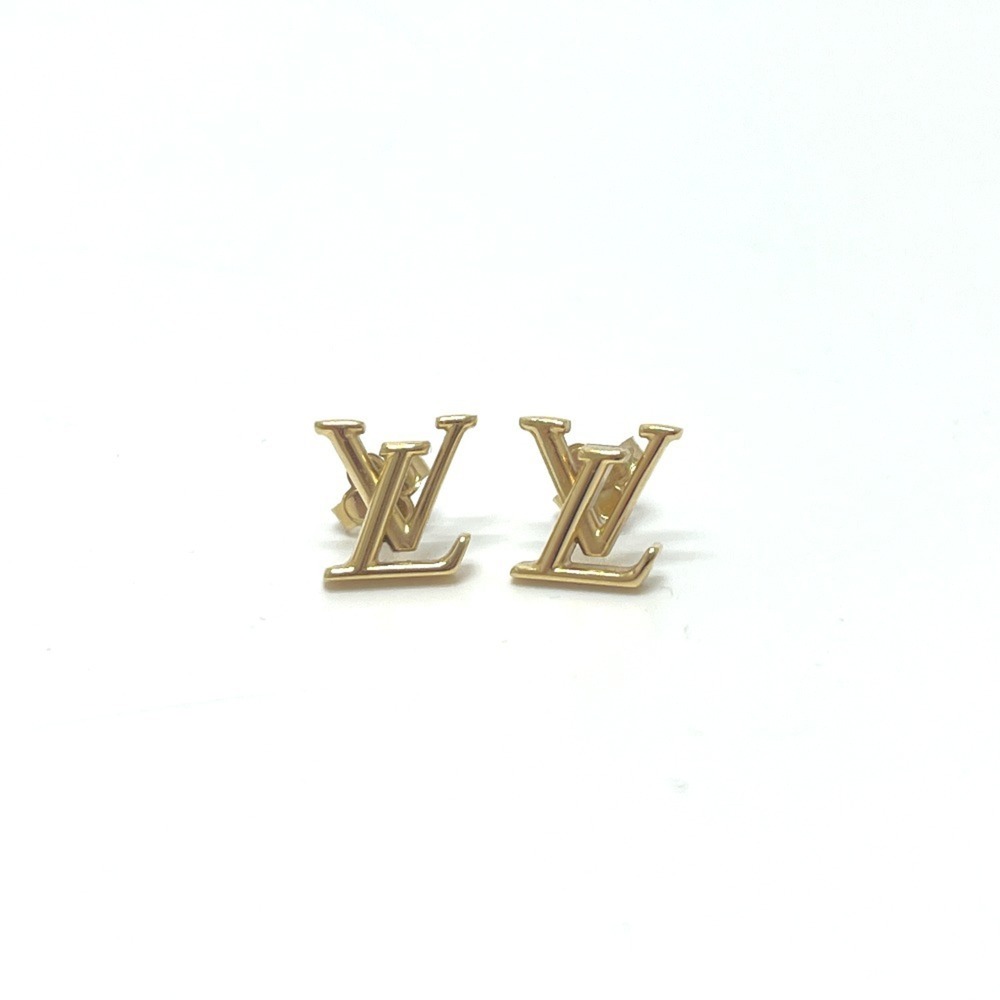 LOUIS VUITTON M00743 LV Iconic Accessory Earrings Metal Women's Gold